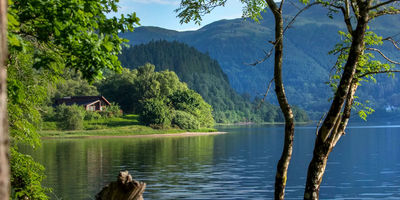 Strathyre Lodges on Loch Lubnaig